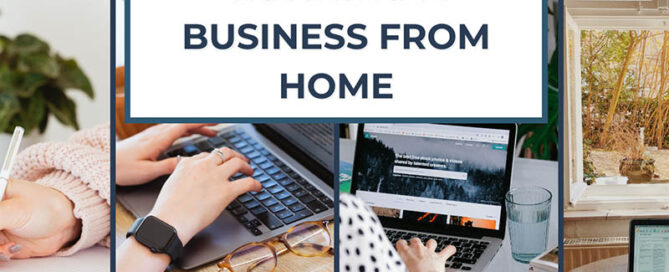 Sign Running A Business from Home - LeMay and Company