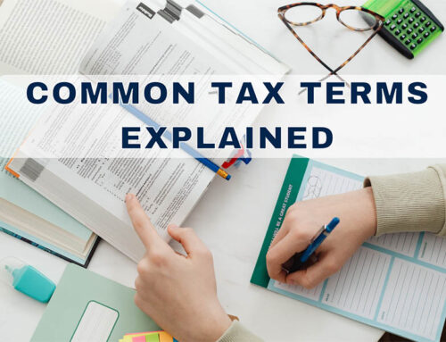 Common Tax Terms Explained